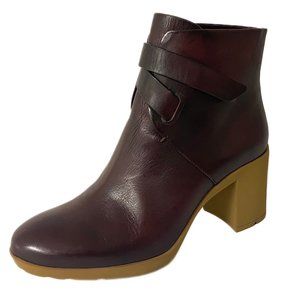 NIB ATELJE 71 VEDA LEATHER PLATFORM BOOTIES